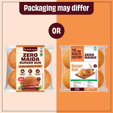 The Health Factory Zero Maida Burger Bun