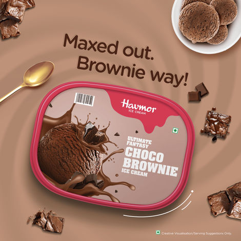Havmor Choco Brownie Ice Cream Tub