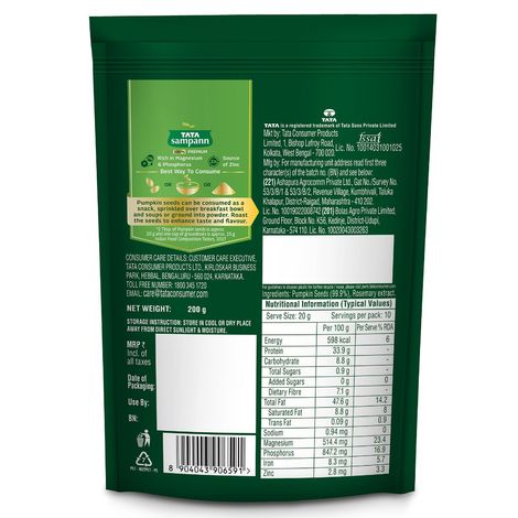 Tata Sampann 100% Premium Pumpkin Seeds