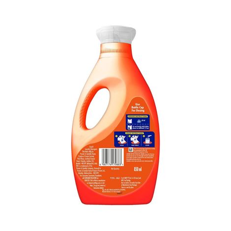 Tide Plus Jasmine & Rose Detergent Powder (1kg) & Tide Matic Top Load Detergent Liquid | Stain Removal In Washing Machine (850ml) Combo