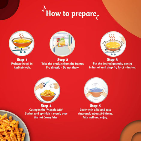 McCain Crazy Fries Masala MixHot 'n' Tangy