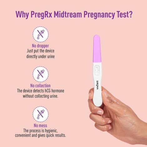 Sirona Home Pregnancy Test Kit Easy To Use Midstream Urine Test Kit
