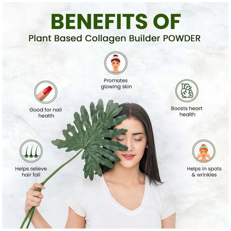 Vlado's Himalayan Organics Plant Based Collagen Builder Powder With Vitamin C & Biotin