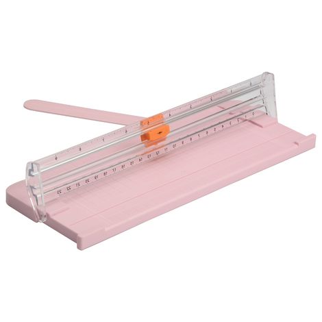 Chrome Paper Trimmer Portable A5 Scrapbooking Trimmer | Finger Protection | Slide Ruler Design - Assorted