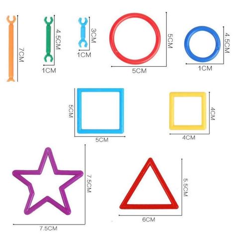 Toyshine Educational Building Blocks Smart Sticks Set For Baby Kids - Multicolour