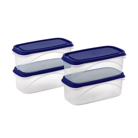 All Time Frostee Storage Contaner 550 Ml (2200 Ml) (4 Pc Set) (Colour May Vary)