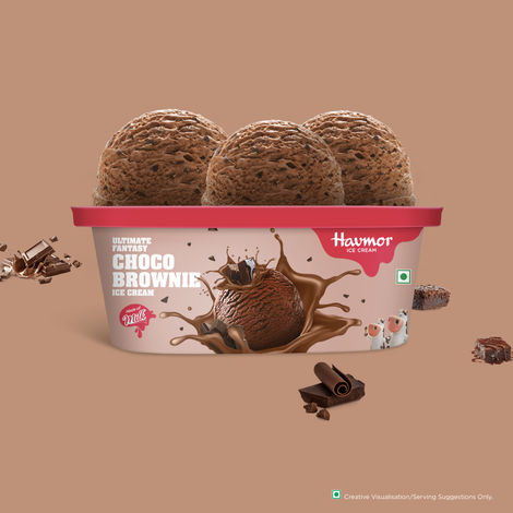 Havmor Choco Brownie Ice Cream Tub