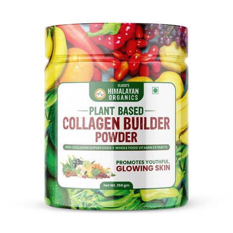 Vlado's Himalayan Organics Plant Based Collagen Builder Powder With Vitamin C & Biotin