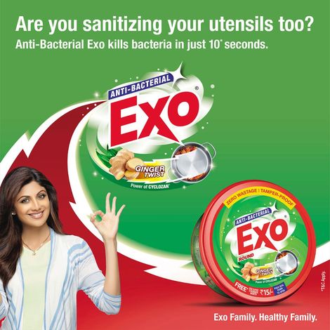 Exo Ginger Twist Dishwash Bar | Anti Bacterial