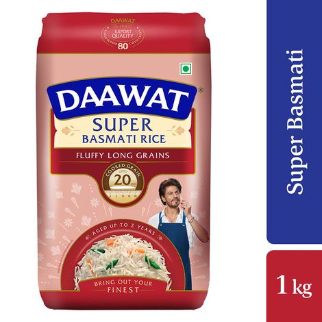 Daawat Super Basmati Rice | Long Grain