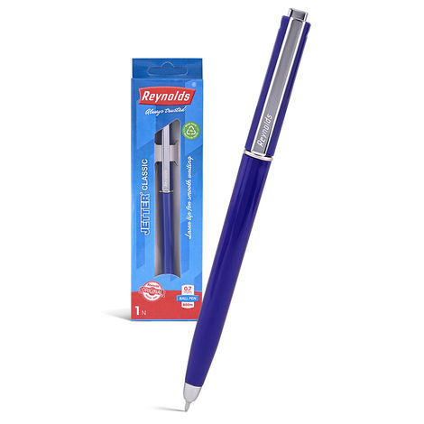Reynolds Jetter Classic Ball Pen Set (1 Blue Pen For Professional)