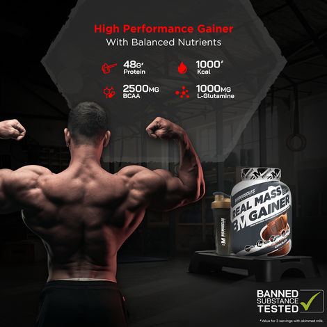 Big Muscles Nutrition Real Mass Gainer | Mango Magic
