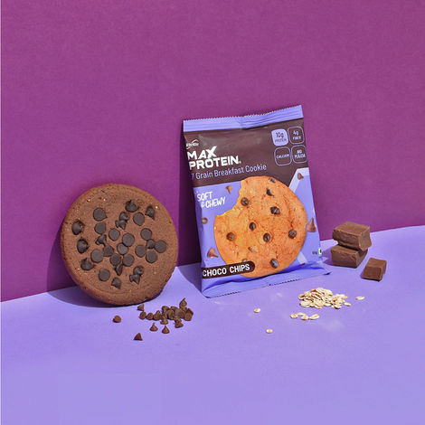 Ritebite Max Protein Cookie Choco Chips, No Maida Multigrain Premium Biscuit Cookies