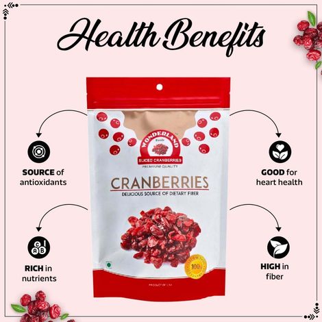 Wonderland Foods Sliced Dried Cranberries