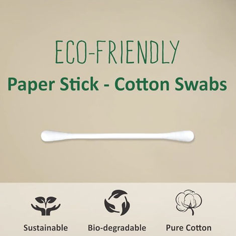 Tulips Paper Stick Cotton Buds Zipper Bag