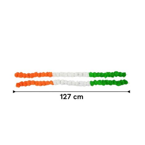 Tricolour Garland by TiyuTraditions- Pack of 2