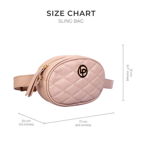 Lino Perros Women's Quilted Sling Bag | Beige