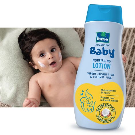 Parachute Advansed Baby Lotion For New Born Babies Virgin Coconut Oil & Coconut Milk