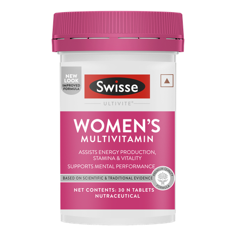 Swisse Women'S Multivitamin - Boosts Energy, Stamina, Mental Performance With 36 Herbs - (30 Tabs)