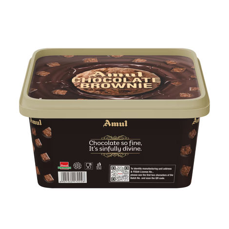 Amul Chocolate Brownie Ice Cream Tub