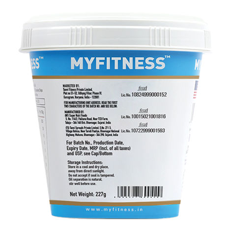 MyFitness Chocolate Peanut Butter Crunchy Spread | High Protein