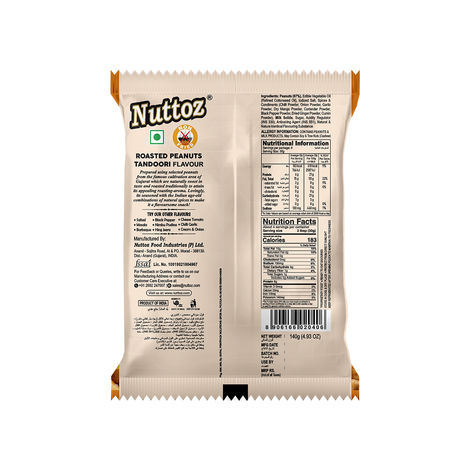 Nuttoz Roasted Peanut Tandoori