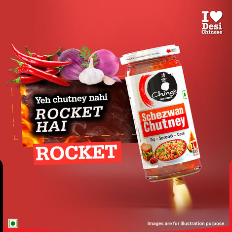 Ching's Secret Schezwan Chutney (250 g) & Ching's Secret Hakka Noodles with Masala (140 g) Combo