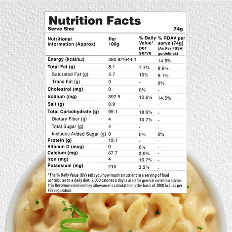 MOM 3 Cheese Instant Pasta