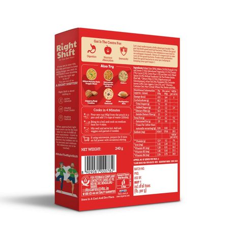 Right Shift Masala Oats, Tomato & Millets | High Protein & Fibre | No preservatives