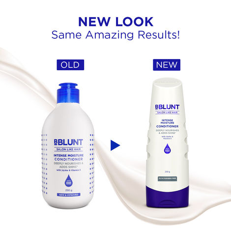 BBlunt Intense Moisture Conditioner With Vitamin E & Jojoba For Dry & Frizzy Hair