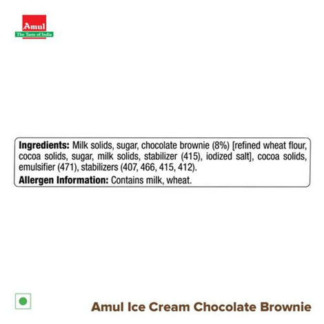 Amul Chocolate Brownie Ice Cream Tub