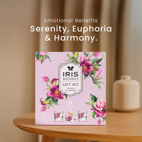 Iris Botanics Gift set Fragrance Tearose & Agarwood
