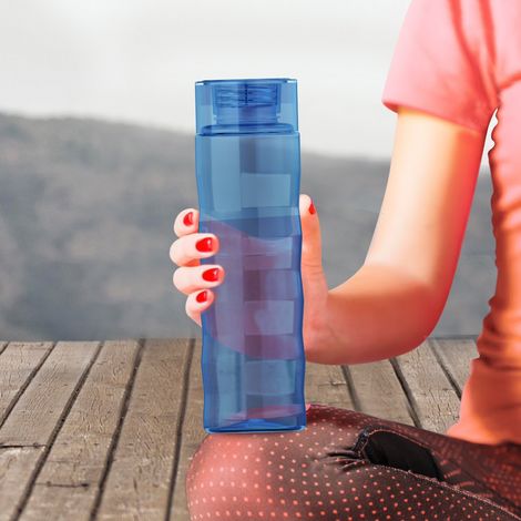 Kolorr Ringo 1L Blue Bottle |stylish | durable bottle for daily use