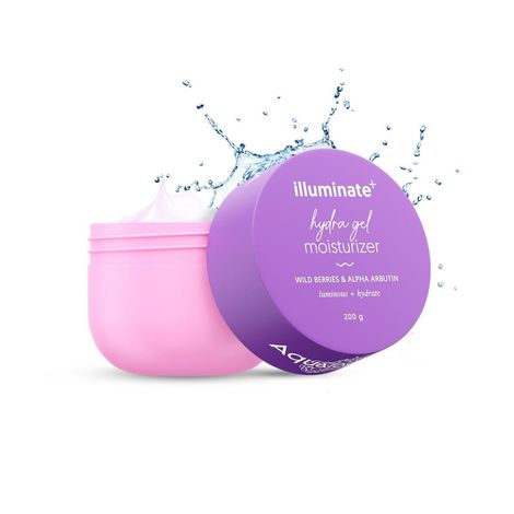 Aqualogica Illuminate + Hydra Gel Moisturizer With Alpha Arbutin For 24 Hour Intense Hydration