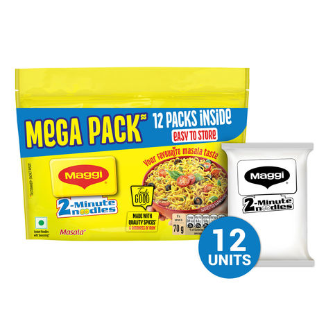 MAGGI 2-Minute Instant Noodles | Masala Noodles | Made With Quality Spices