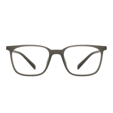 Lenskart Blu Unisex Solid TR90 Computer Glasses | Dark Grey - M