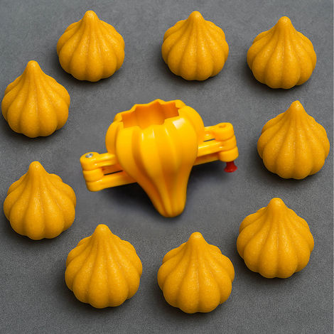 Ganpati Modak Mould Plastic Sancha for Prasad & Homemade Chocolates | Ecraftindia