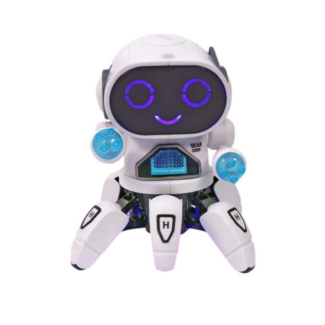 Toyshine Bot Pioneer Dancing Robot Toy For Boys & Girls - White