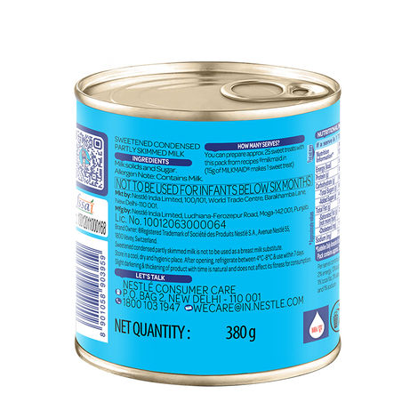 Nestle Milkmaid Partly Skimmed Sweetened Condensed Milk