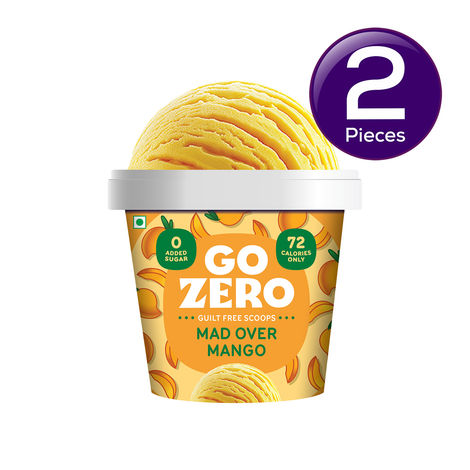 Go Zero Mad Over Mango Low Calorie Guilt Free Ice Cream Cup Combo
