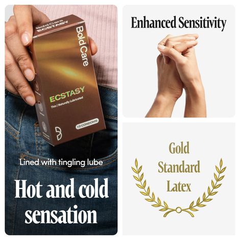 Bold Care Ecstasy Tingling Sensation Condoms for Intense Pleasure