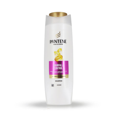 Pantene Hairscience Hairfall Control Shampoo, Lesser Hair Fall With Vitamin B