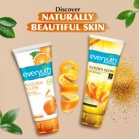 Everyuth Naturals Advanced Orange Peel Off Mask Tube for Natural Glow