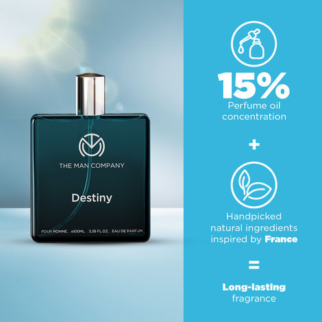 The Man Company Eau De Parfum Destiny | Long Lasting Perfume For Men I Gifts for him