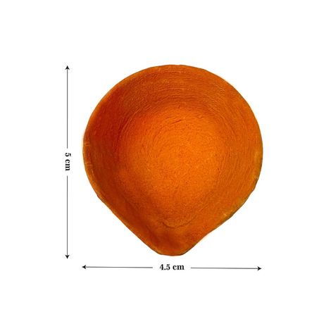 Eco Friendly Mitti Diya | Brown | Clay Diya | Pack Of 12 | Mangal Bhawan