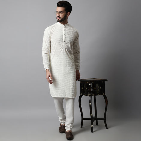 Jompers Men's Kurta | Only Ko 561 | Cream - XL