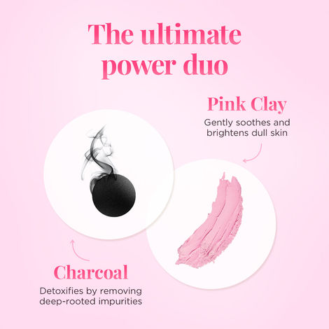 Everyuth Naturals Anti Pollution Pink Clay | Charcoal Sheet Mask