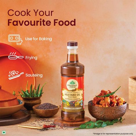 Organic India Mustard (Sarson) Cold Pressed Oil