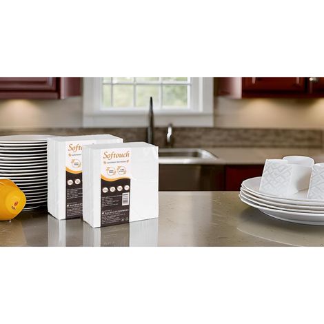 Softouch 4 Ply Luncheon Tissue Napkin 40x40 cm 50 Pcs