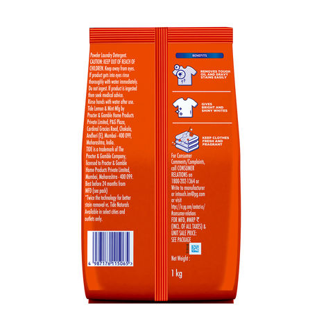 Tide Plus Jasmine & Rose Detergent Powder